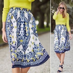 *NWOT* Banana Republic Scarf Print Skirt